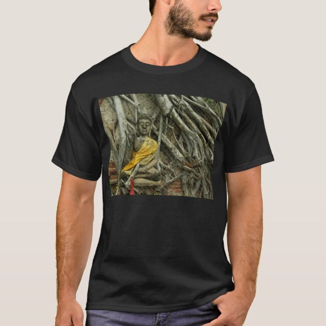 Camiseta Buda no visto Ayuthaya Tailandia (Anverso)