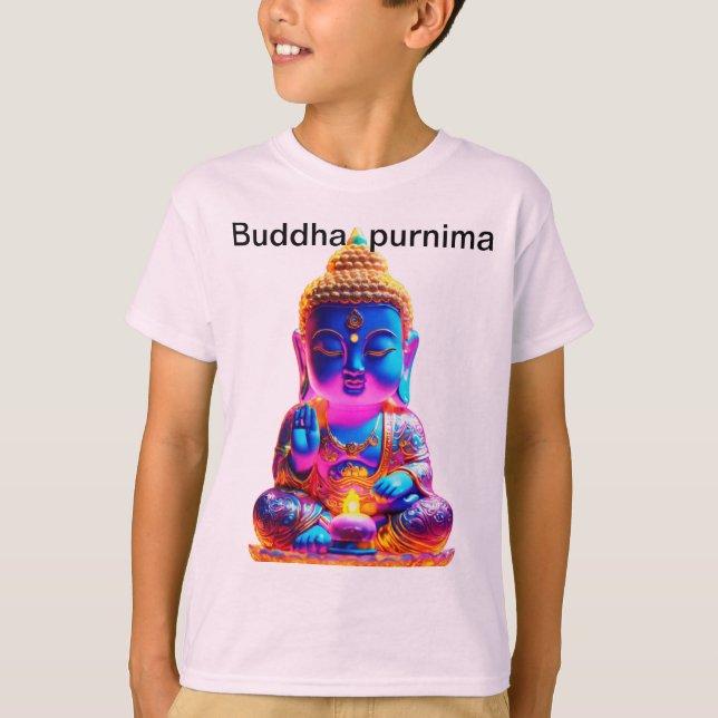 Camiseta Buda purnima paz interior especial. (Anverso)