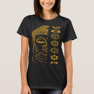 Camiseta Buda Santo de Siete Chakras