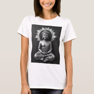 Camiseta Buda Serene - Arte de carbón vegetal para la paz y