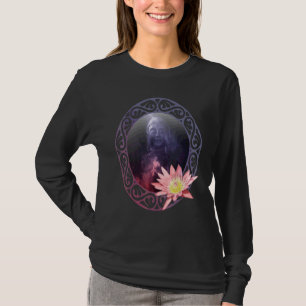 Camiseta Buda Siddhartha Gautama Flor de Loto Moda Clo
