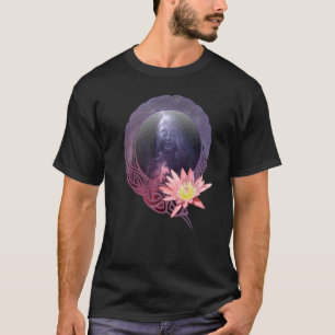 Camiseta Buda Siddhartha Gautama Flor de Loto Moda Clo