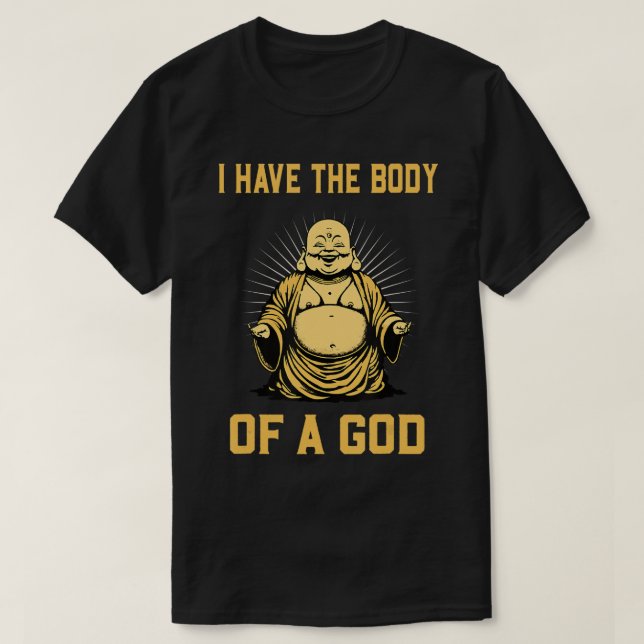 Camiseta Buda Tengo El Cuerpo De Un Diablos De Meditación D (Diseño del anverso)