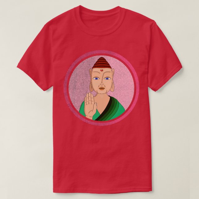 Camiseta Buda tibetano (Diseño del anverso)