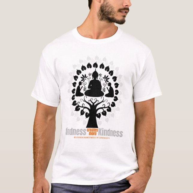 Camiseta Buda Yoga Mindness Zen Amor Amabilidad Medita (Anverso)