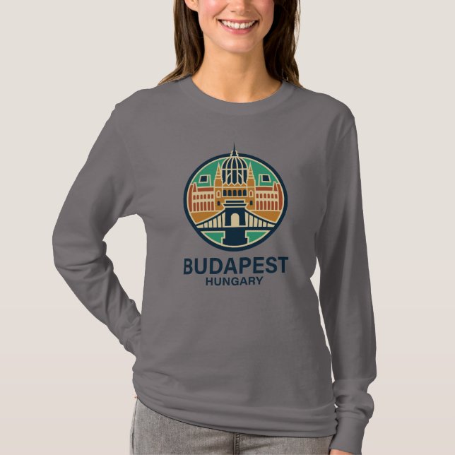 Camiseta Budapest Hungría Europa (Anverso)