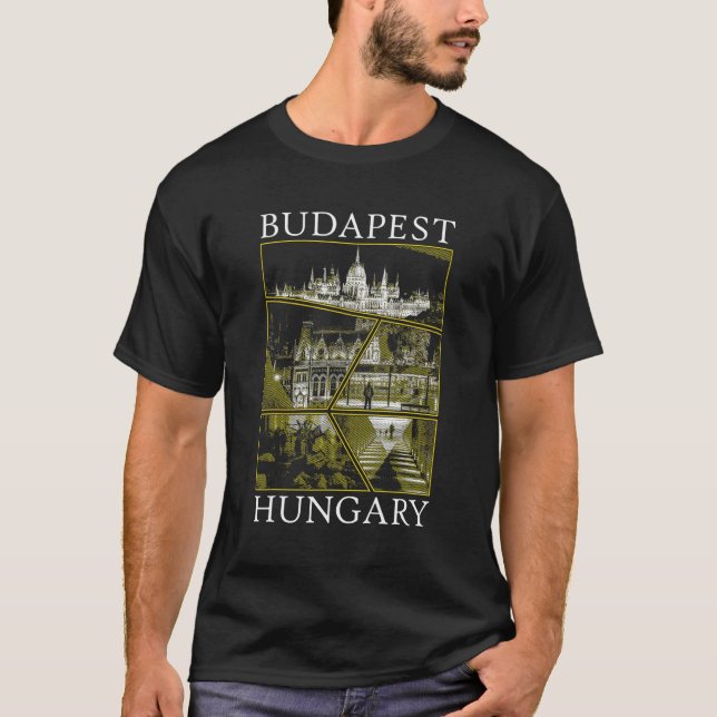 Camiseta Budapest Hungría Europa Viaje (Anverso)