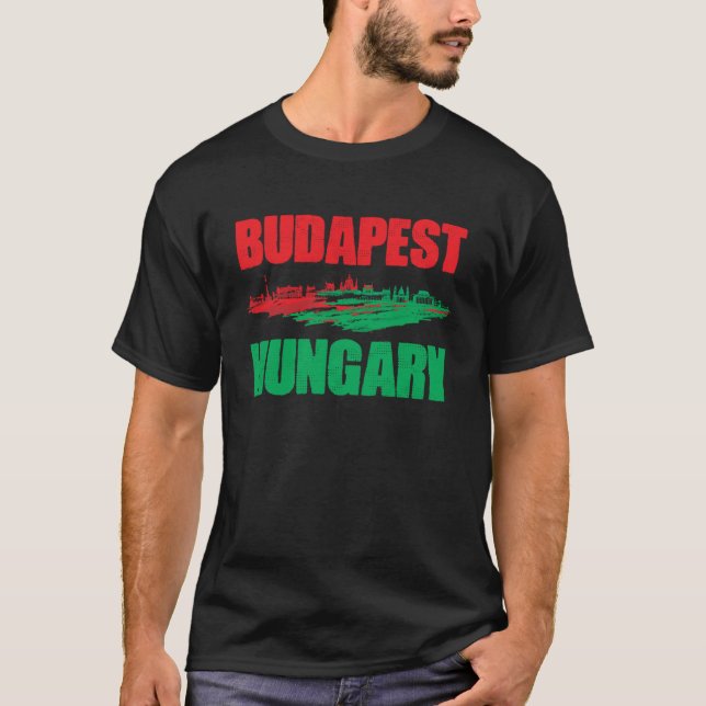Camiseta Budapest Hungría Europa Viajes (Anverso)