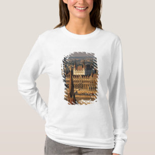 Camiseta Budapest, Hungría, río Danubio, Parlamento