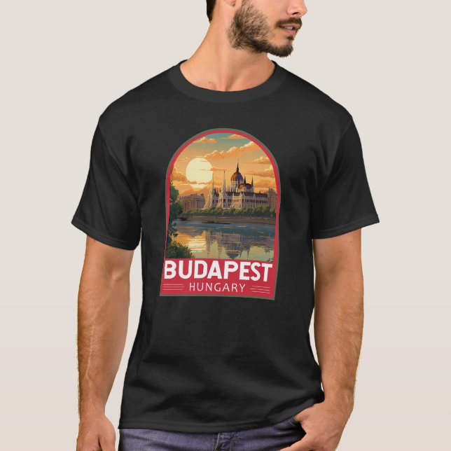 Camiseta Budapest Hungría Viaje al arte (Anverso)