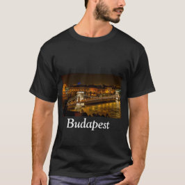 Camiseta Budapest, Széchenyi Chain Bridge Hungría Europa