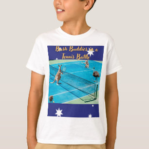 Camiseta Budas de Bush en una batalla de tenis