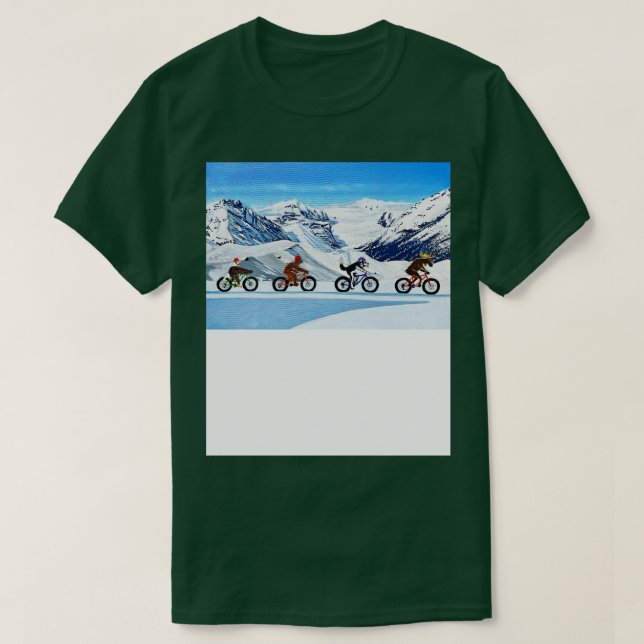 Camiseta Budas de ciclismo de grasa TShirt (Diseño del anverso)