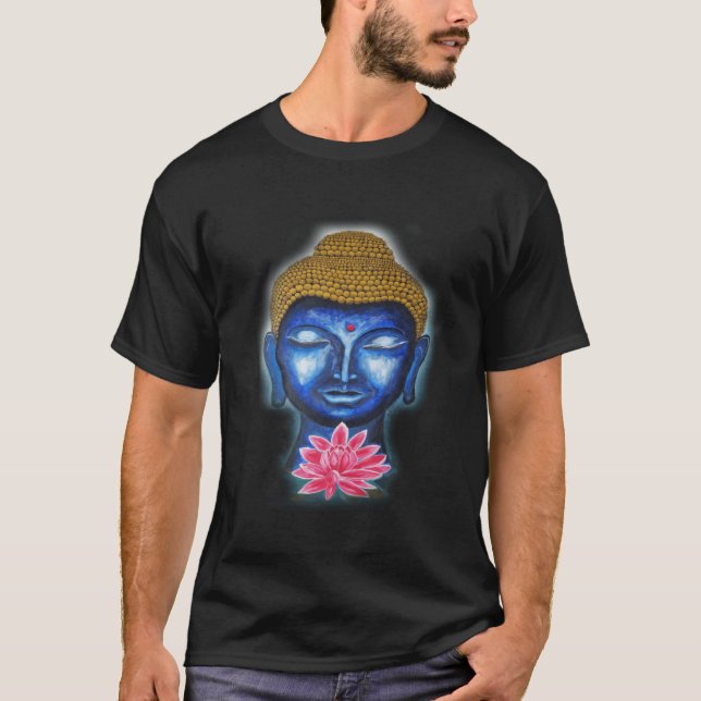 Camiseta Buddha Asian Lotus Flower for Girls Women (Anverso)