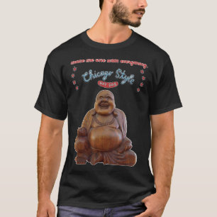 Camiseta Buddha Chicago Style Hot Dog One With Everything