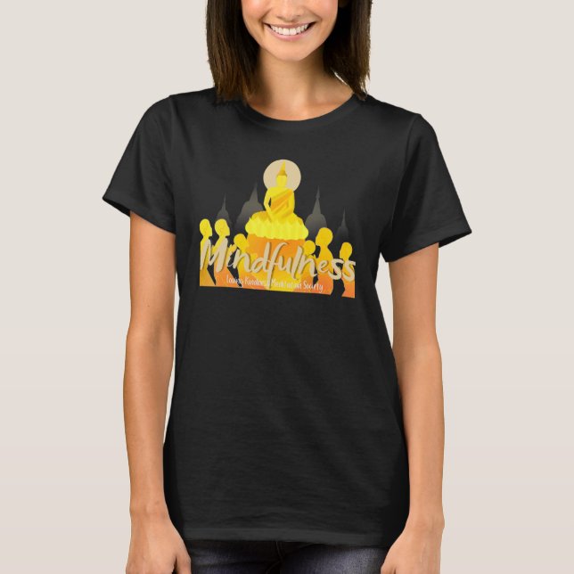 Camiseta Buddha Gautama Mindfulness Peace Loving Kindness M (Anverso)