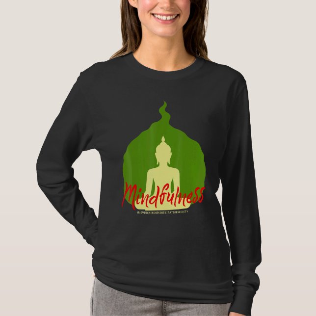 Camiseta Buddha Gautama Misteridad Paz Amor Amabilidad M (Anverso)