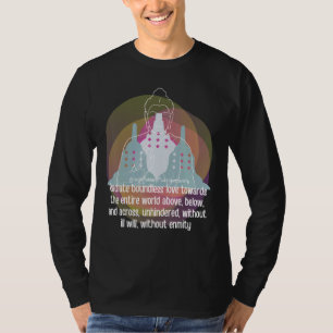 Camiseta Buddha Gautama Misteridad Paz Amor Amabilidad M