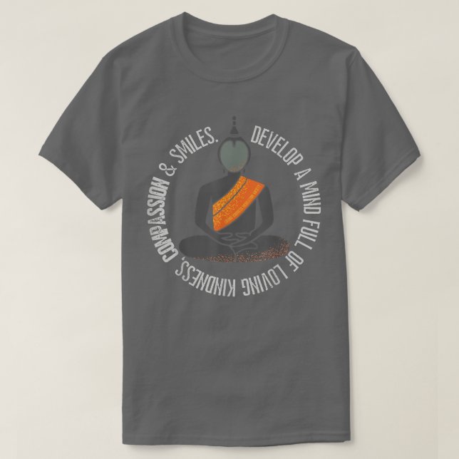 Camiseta Buddha Gautama Misteridad Paz Amor Amabilidad M (Diseño del anverso)