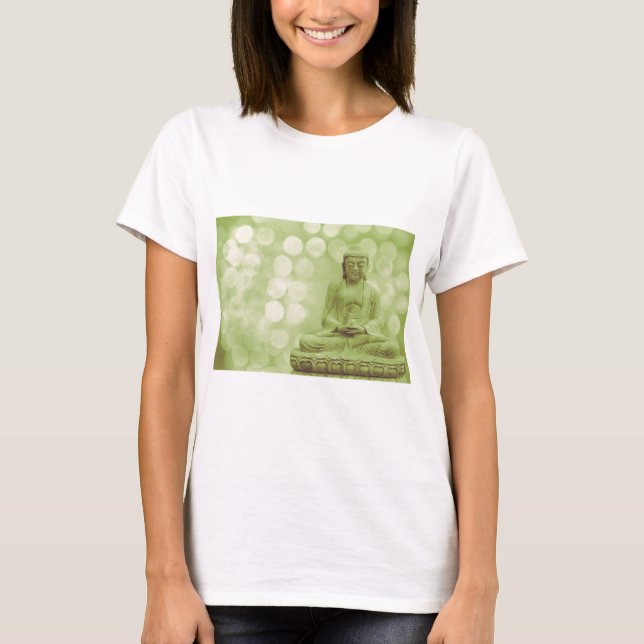 Camiseta buddha light (light green) (Anverso)