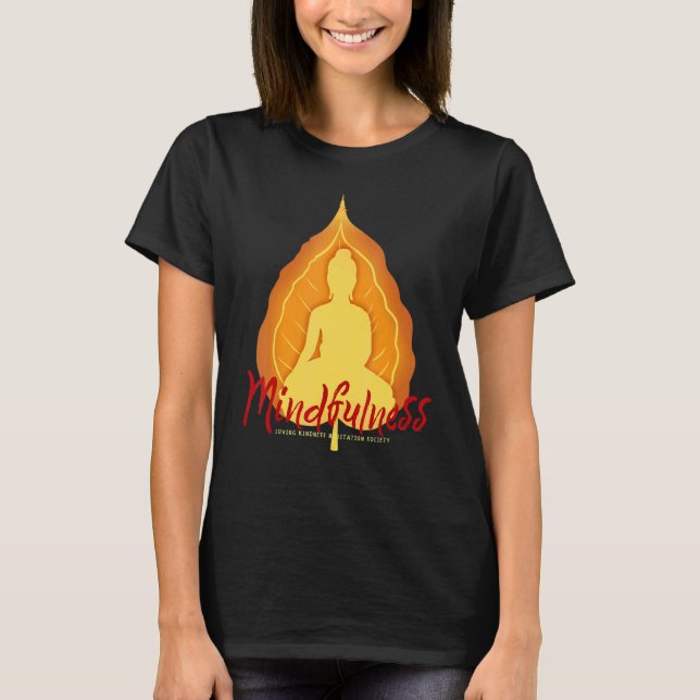 Camiseta Buddha Mandala Buddhist Mindfulness Blessing Lovin (Anverso)