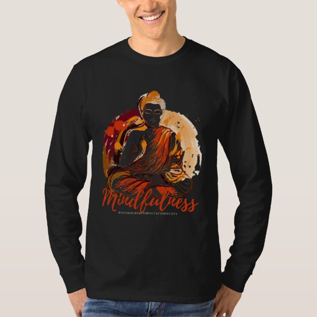 Camiseta Buddha Mandala Buddhist Mindfulness Buddhism Lovin (Anverso)