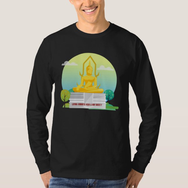 Camiseta Buddha Mindfulness Buddhist Gautama Buddhism Lovin (Anverso)