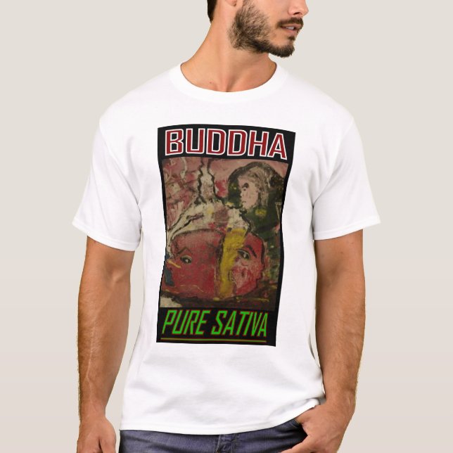 CAMISETA BUDDHA PURE SATIVA (Anverso)