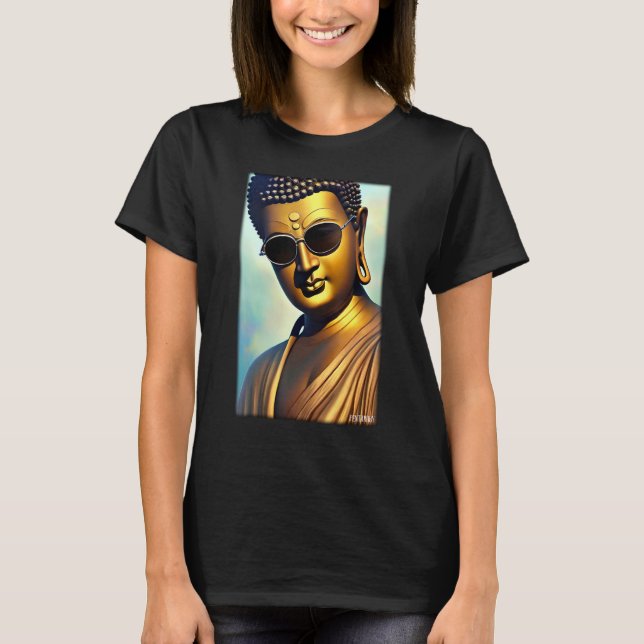 Camiseta Buddha Siddhartha Gautama Sunglasses Religion Indi (Anverso)