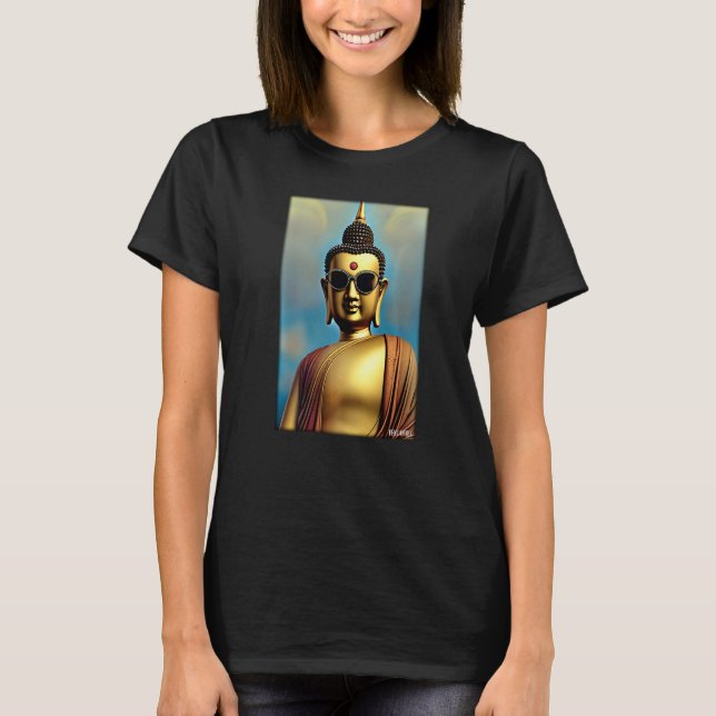 Camiseta Buddha Siddhartha Gautama Sunglasses Religion Indi (Anverso)