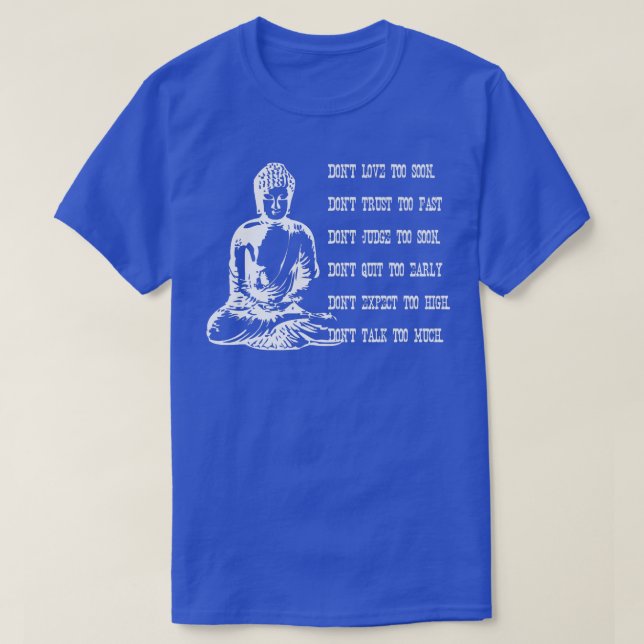 Camiseta Buddha Teaching And Science Inspiration Motivation (Diseño del anverso)