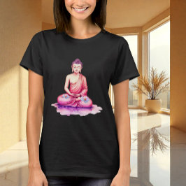 Camiseta Buddha Watercolor, Meditación / Yoga