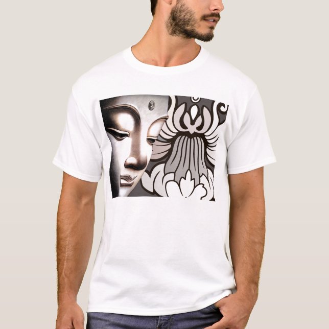 Camiseta Buddha with Lotus (Anverso)