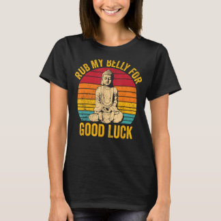 Camiseta Buddhism Buddha Buddhist Retro Rub My Belly for Go