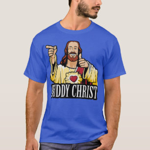 Camiseta Buddy Christ Christmas Cool Jesus Religious Christ