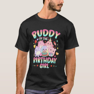 Camiseta Buddy Of Birthday Chica Squish Squad Cumpleaños F