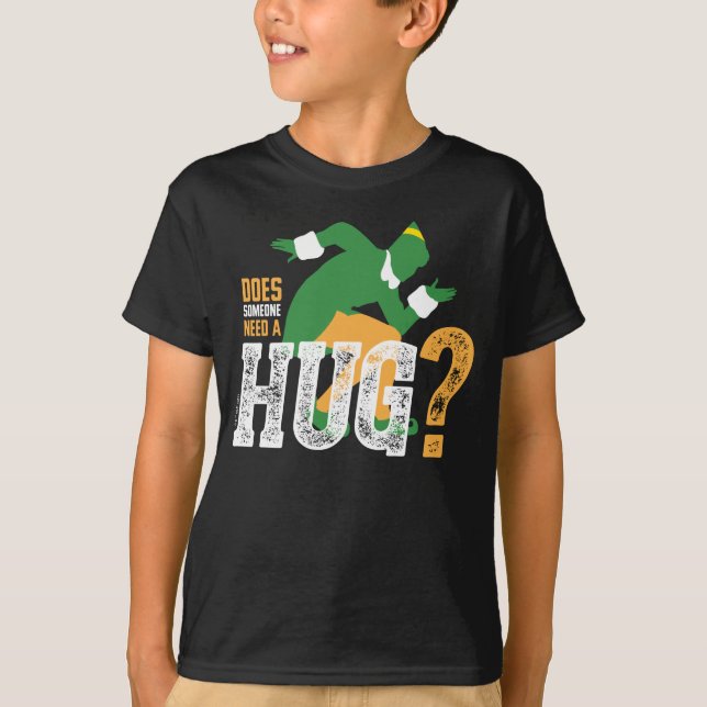Camiseta Buddy the Elf | ¿Alguien necesita un abrazo? (Anverso)