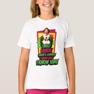 Camiseta Buddy the Elf   ¡Dios mío! ¡Santa!