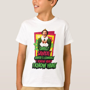 Camiseta Buddy the Elf ¡Dios mío! ¡Santa!