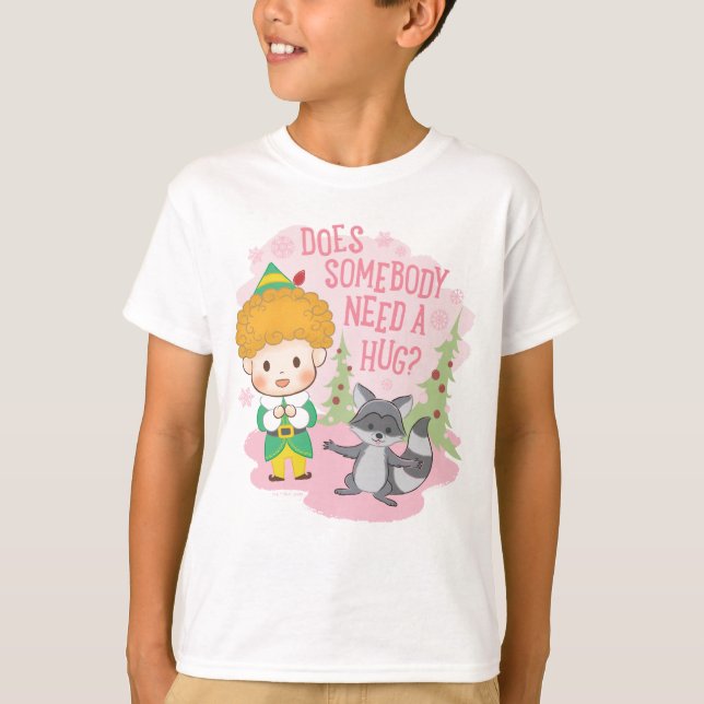 Camiseta Buddy the Elf Does Somebody Need a Hug? (Anverso)