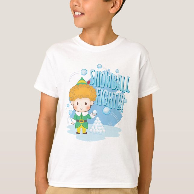 Camiseta ¡Buddy the Elf Snowball Fight! (Anverso)