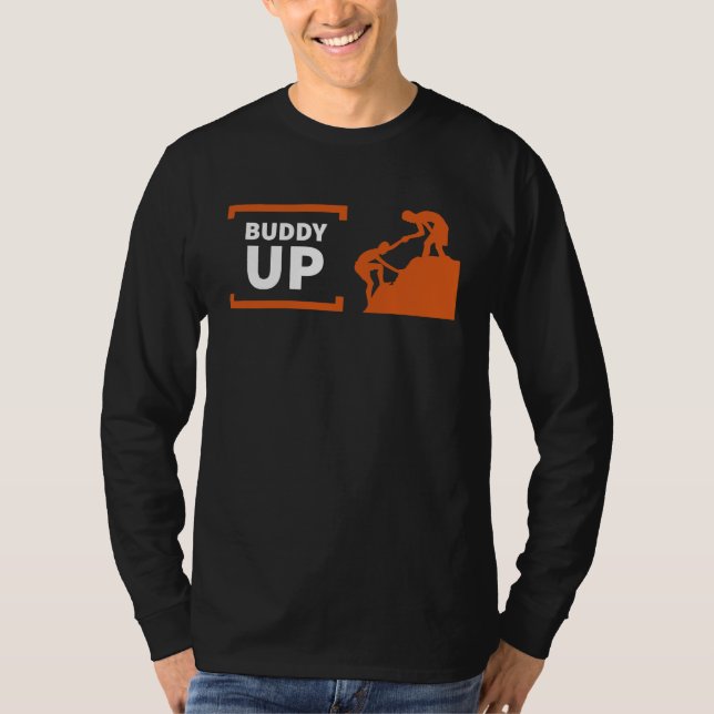 Camiseta Buddy Up Hiking Climbing (Anverso)