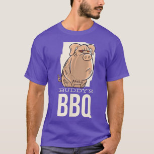 Camiseta Buddy's BBQ Bacon Pig