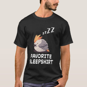 Camiseta Budgerigar Budgie Nap Durmiendo La Noche Pajama