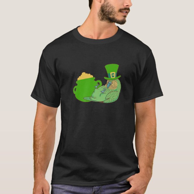 Camiseta Budgerigar Budgie St Patricks Day Bird (Anverso)