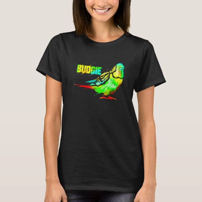 Camiseta Budgie Bird Budgie (Anverso)
