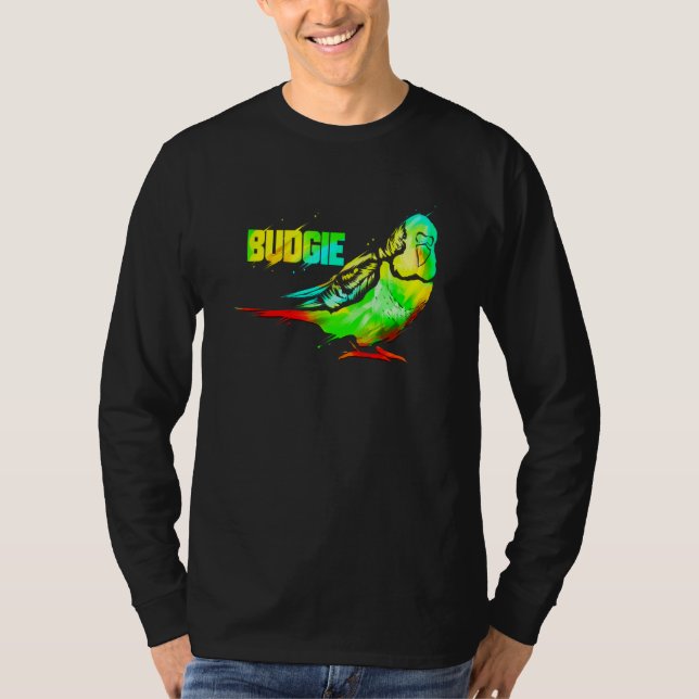 Camiseta Budgie Bird Budgie (Anverso)