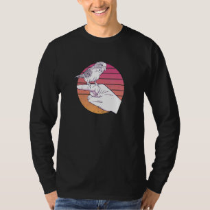 Camiseta Budgie Bird En Finger Parakeet Mascota
