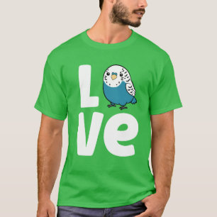 Camiseta Budgie Bird Love Cute Parakeet retro