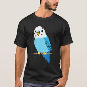 Camiseta Budgie Bird Parakeet Cute Parakeet Blue
